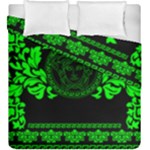 lime green Medusa Duvet Cover Double Side (King Size)