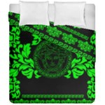 lime green Medusa Duvet Cover Double Side (California King Size)