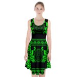 lime green Medusa Racerback Midi Dress