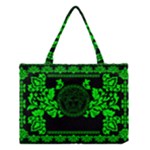 lime green Medusa Medium Tote Bag