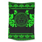 lime green Medusa Large Tapestry