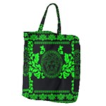 lime green Medusa Giant Grocery Tote