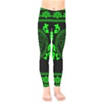 lime green Medusa Kids  Legging