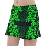 lime green Medusa Tennis Skirt