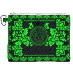 lime green Medusa Canvas Cosmetic Bag (XXL)