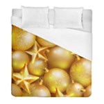 gold christmas ornaments Duvet Cover (Full/ Double Size)