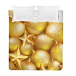 gold christmas ornaments Duvet Cover Double Side (Full/ Double Size)