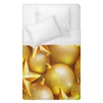 gold christmas ornaments Duvet Cover (Single Size)