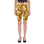 gold christmas ornaments Yoga Cropped Leggings