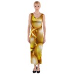 gold christmas ornaments Fitted Maxi Dress