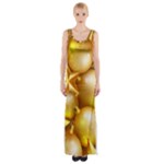 gold christmas ornaments Maxi Thigh Split Dress