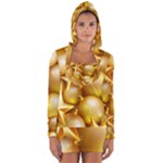 gold christmas ornaments Long Sleeve Hooded T-shirt