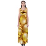 gold christmas ornaments Empire Waist Maxi Dress