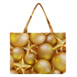 gold christmas ornaments Medium Tote Bag