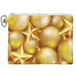 gold christmas ornaments Canvas Cosmetic Bag (XXL)