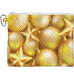 gold christmas ornaments Canvas Cosmetic Bag (XXXL)