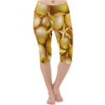 gold christmas ornaments Lightweight Velour Cropped Yoga Leggings