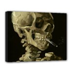 van gogh Skull Canvas 14  x 11  (Stretched)