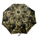 van gogh Skull Folding Umbrella