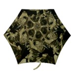 van gogh Skull Mini Folding Umbrella