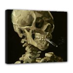 van gogh Skull Deluxe Canvas 24  x 20  (Stretched)