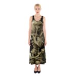 van gogh Skull Sleeveless Maxi Dress