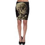 van gogh Skull Bodycon Skirt