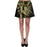 van gogh Skull Skater Skirt