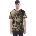 van gogh Skull Men s Sports Mesh Tee