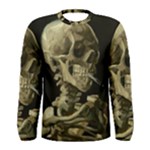 van gogh Skull Men s Long Sleeve Tee