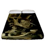 van gogh Skull Fitted Sheet (Queen Size)