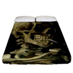 van gogh Skull Fitted Sheet (California King Size)