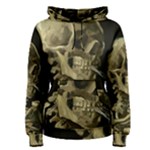 van gogh Skull Women s Pullover Hoodie