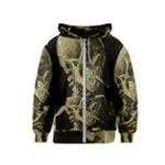 van gogh Skull Kids  Zipper Hoodie