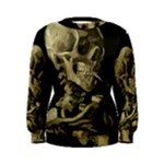 van gogh Skull Women s Sweatshirt