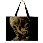 van gogh Skull Zipper Mini Tote Bag