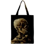 van gogh Skull Zipper Classic Tote Bag