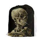 van gogh Skull Drawstring Pouch (XXL)