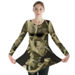 van gogh Skull Long Sleeve Tunic 