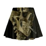 van gogh Skull Mini Flare Skirt