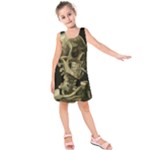 van gogh Skull Kids  Sleeveless Dress