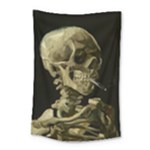 van gogh Skull Small Tapestry