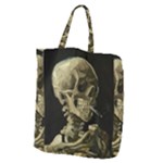 van gogh Skull Giant Grocery Tote