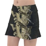 van gogh Skull Tennis Skirt