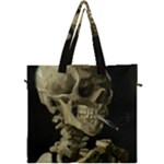 van gogh Skull Canvas Travel Bag