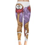 funny thanksgiving turkey Leggings 