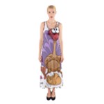 funny thanksgiving turkey Sleeveless Maxi Dress