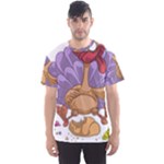 funny thanksgiving turkey Men s Sports Mesh Tee