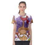 funny thanksgiving turkey Women s Sport Mesh Tee