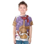 funny thanksgiving turkey Kids  Cotton Tee